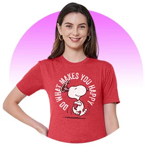 t-shirt maker market :- red rounded t-shirt for girl