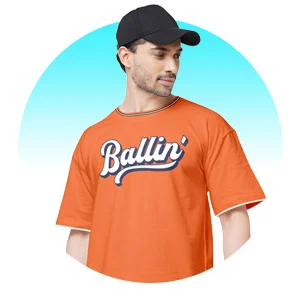 Orange t-shirt maker market